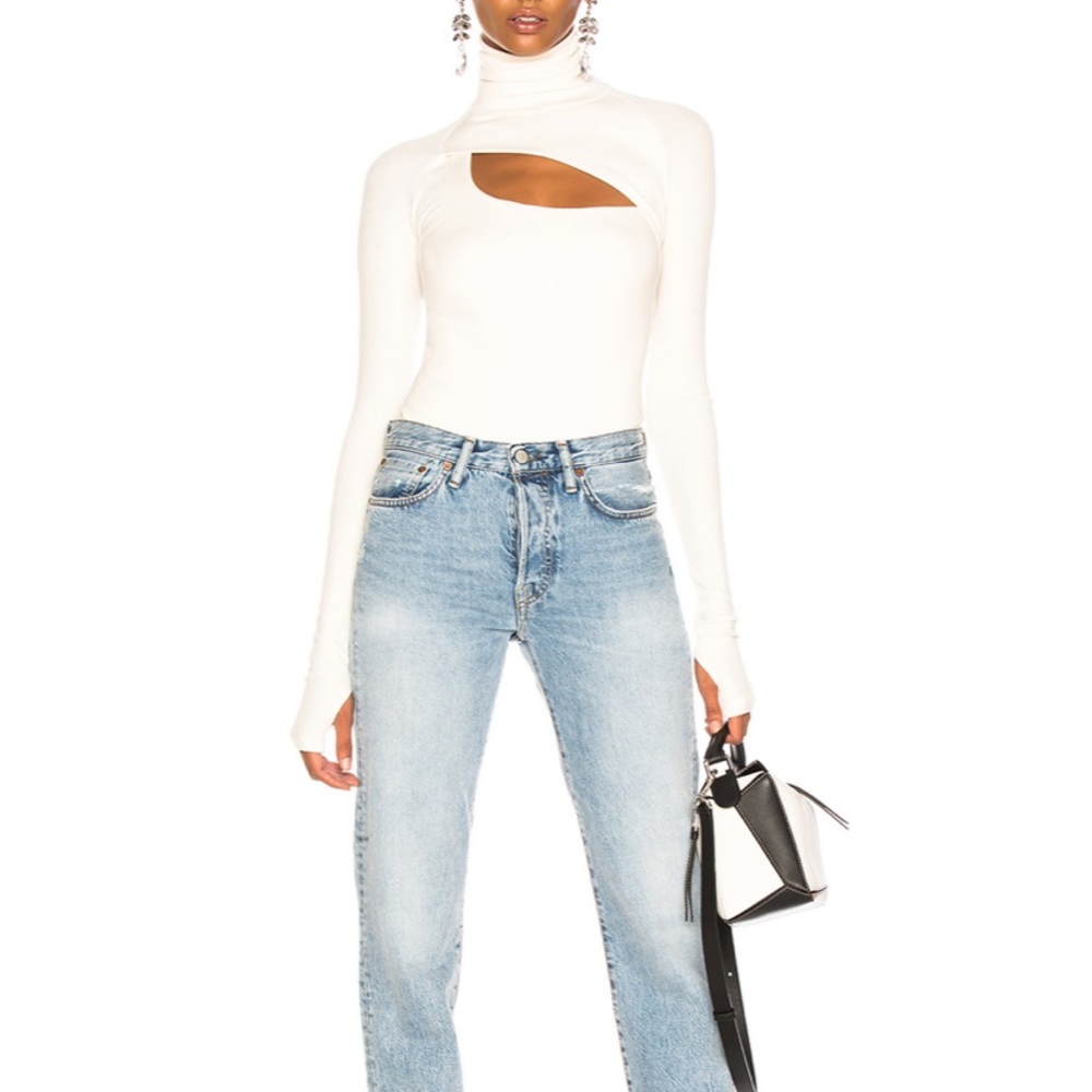 ALIX NYC White Carder Bodysuit